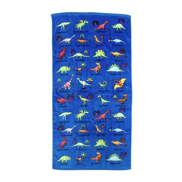 Blue Dinosaur Towel