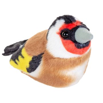 Goldfinch Singing Soft Toy